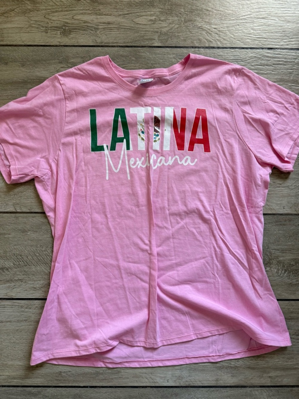 Latina Mexicana Pink Graphic Tee